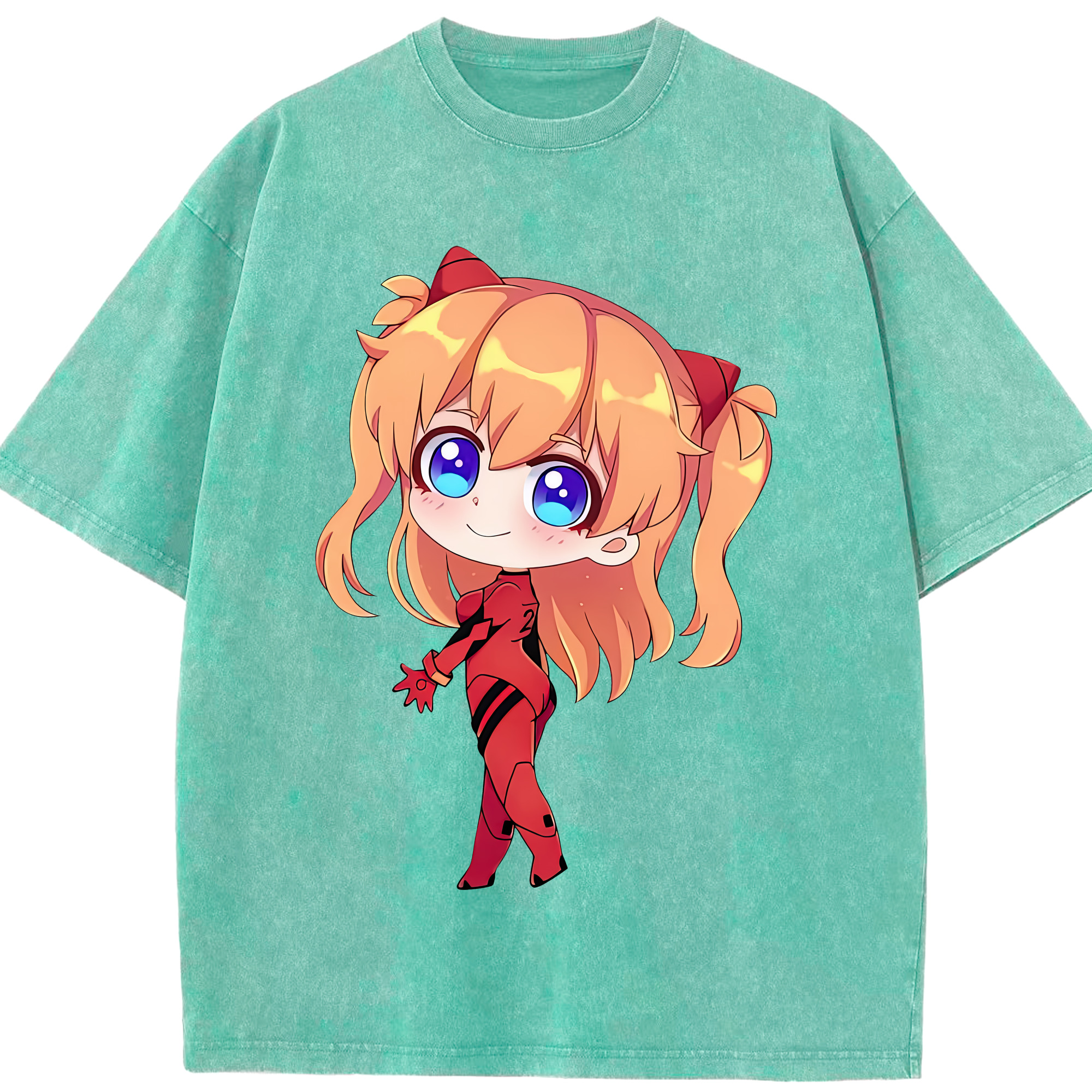 （画像用） EVA 新世紀エヴァンゲリオン 綿100% ヴィンテージ風 半袖Tシャツ（フロントプリント）